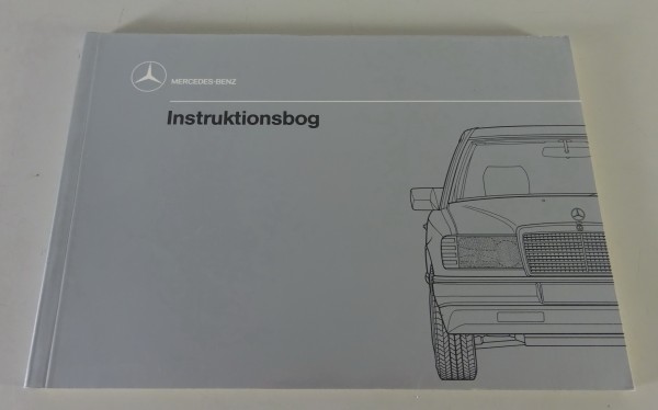 Instruktionsbog Mercedes-Benz W124 Diesel + 4MATIC Stand 01/1989 - Dänisch