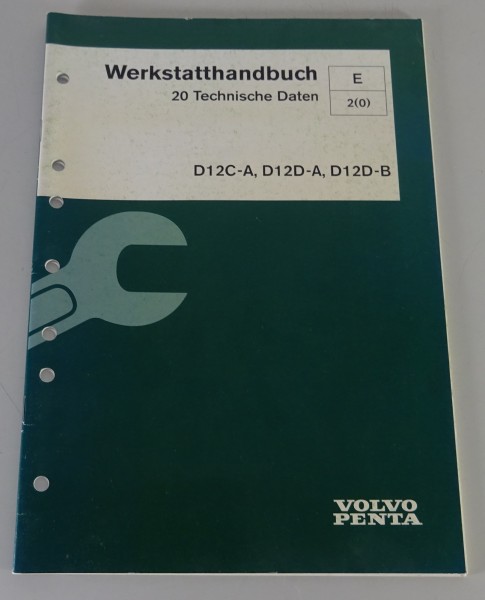 Werkstatthandbuch Volvo Penta Technische Daten D12C-A / D12D-A/B Stand 03/2003