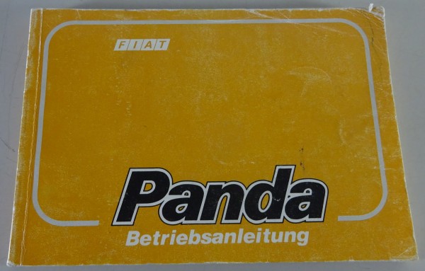 Betriebsanleitung / Handbuch Fiat Panda Typ 141 750 / 1000 / 4x4 Stand 04/1989