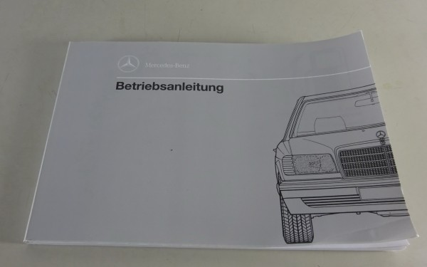 Betriebsanleitung Mercedes-Benz W126 S-Klasse 420 SE - 560 SEC Stand 1989