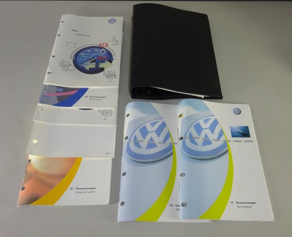 Bordmappe + Betriebsanleitung / Handbuch VW Polo 6N2 Benzin + Diesel von 10/2000