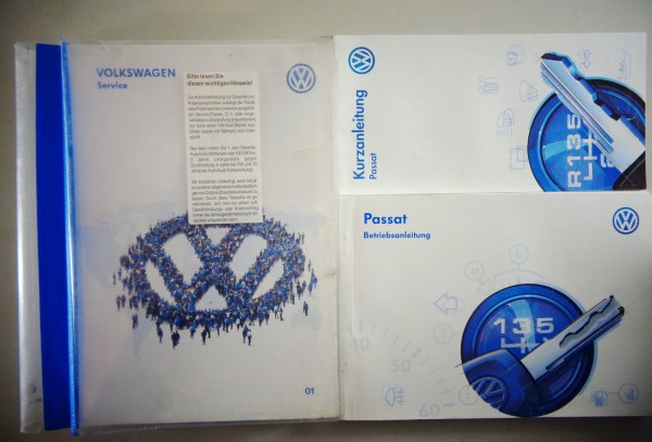 Betriebsanleitung + Bordmappe VW Passat B5 von 1996