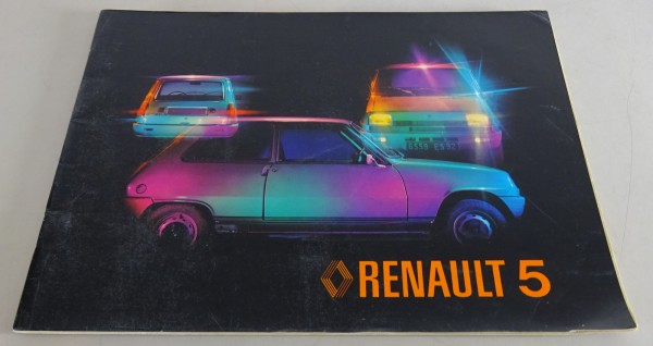 Betriebsanleitung / Handbuch Renault R 5 Stand 07/1978