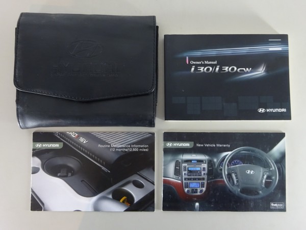 Owner's Manual / handbook + Wallet Hyundai i30 / i30 cw from 2011