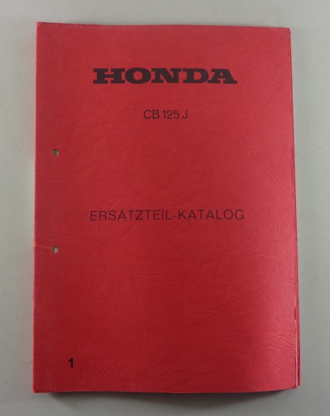 Teilekatalog / Ersatzteilkatalog Honda CB 125 J