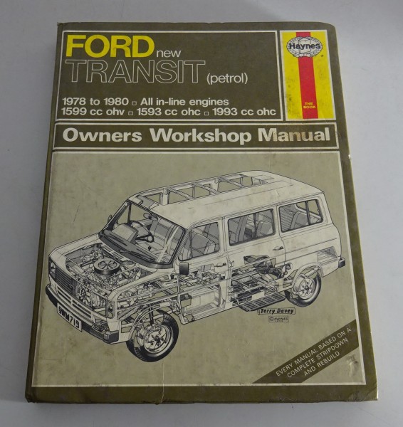 Reparaturanleitung / Workshop Manual Ford Transit from 1978 to 1980