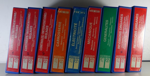 Werkstatthandbuch / Reparaturleitfaden / Konvolut Peugeot 405 Stand ca.1988-1995