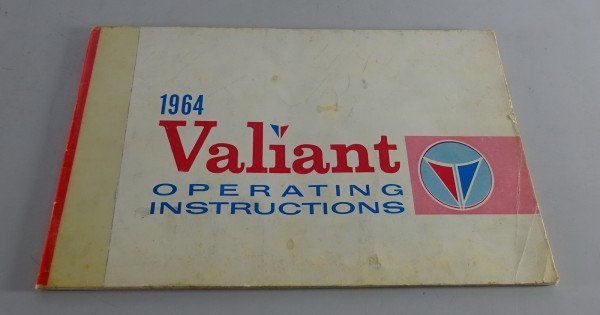 Owner´s Manual / Handbook Plymouth Valiant Stand 1964