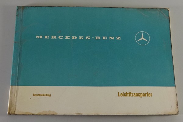 Betriebsanleitung Mercedes-Benz Harburger Transporter L 206 306 D OM615 von 1971