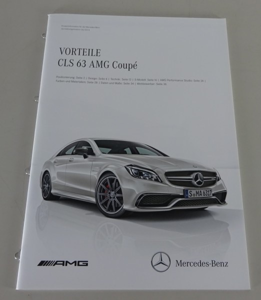 Vorteile Mercedes-Benz CLS 63 AMG / S Coupé Typ C218 Stand 06/2014