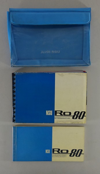 Bordmappe + Betriebsanleitung NSU RO 80 von 12/1970