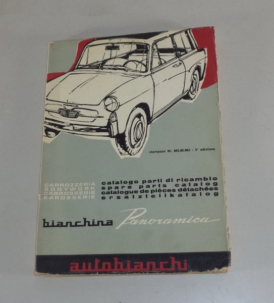 Teilekatalog Karosserie Autobianchi Bianchina Panoramica von 11/1964