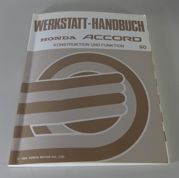 Werkstatthandbuch Nachtrag Honda Accord Konstruktion & Funktion Stand 1990