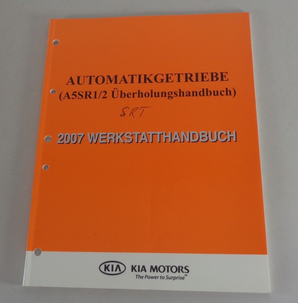 Werkstatthandbuch Kia Automatikgetriebe A5SR1 / A5SR2 von 2007