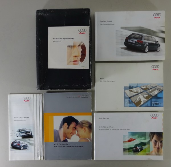Bordmappe + Betriebsanleitung / Handbuch Audi A4 Avant B7 Stand 11/2006