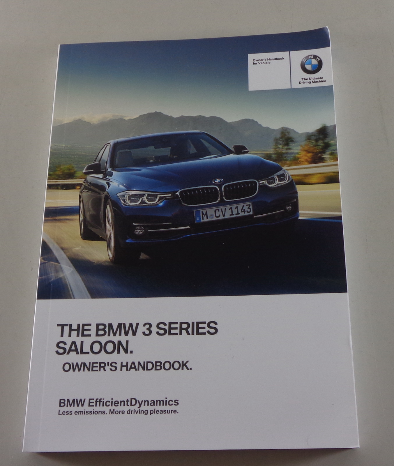 Owner's Manual BMW 3-Series Saloon F30 318i / 320i / 330i / 340i etc ...