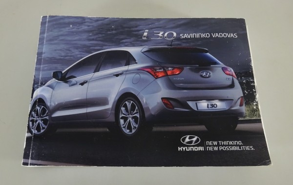 Naudojimo instrukcijos / vadovas Hyundai i30 Typ GD Statusas 2011 m.