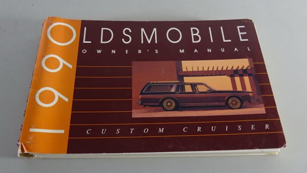 Owner´s Manual / Handbook Oldsmobile Custom Cruiser Stand 1990