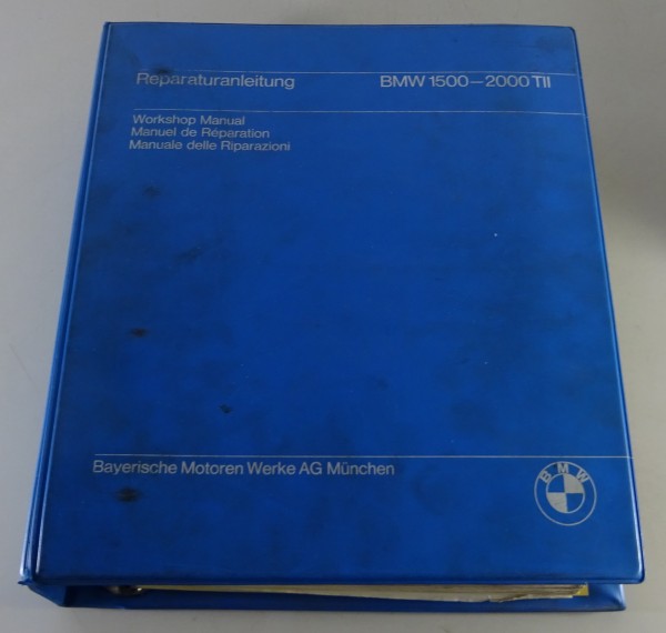 Werkstatthandbuch BMW 1500 1600 1800 2000 TI CS CA TII Stand 05/1971
