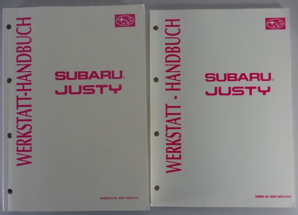 Werkstatthandbuch Subaru Justy 1,0 / 1,3 / 1,6 inkl. 4WD Typ JMA/MS ab 1995