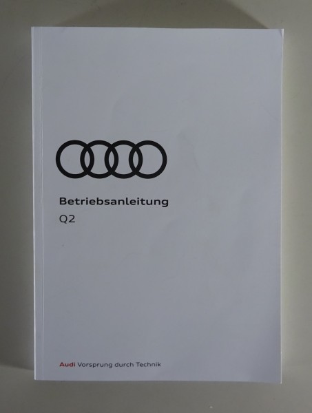 Betriebsanleitung / Handbuch Audi Q2 Typ GA inkl. Quattro Stand 11/2023