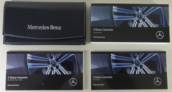 Bordmappe + Betriebsanleitung Mercedes Benz E-Klasse Limousine W214 Stand 8/2023