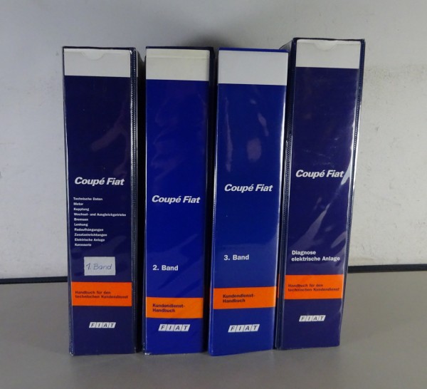 Werkstatthandbuch / Reparaturleitfaden Fiat Coupé inkl.Turbo (4 Bände) ab 1994