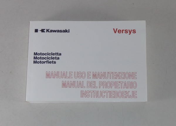 Betriebsanleitung / Manuale / Manual / Instructie Kawasaki Versys von 2006