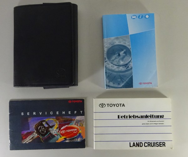 Bordmappe + Betriebsanleitung Toyota Land Cruiser Typ J9 von 2000