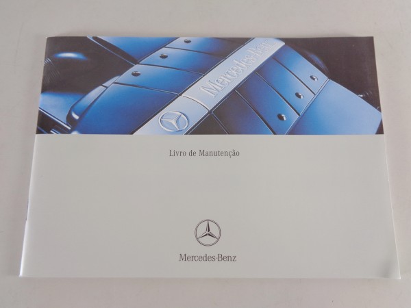 Scheckheft Mercedes Benz SLK, CLK, SL, CL, etc. auf Portugiesisch von 09/2002