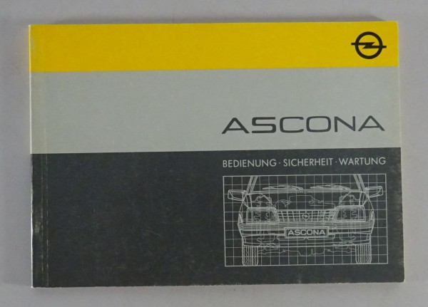 Betriebsanleitung / Handbuch Opel Ascona C Stand 10/1984