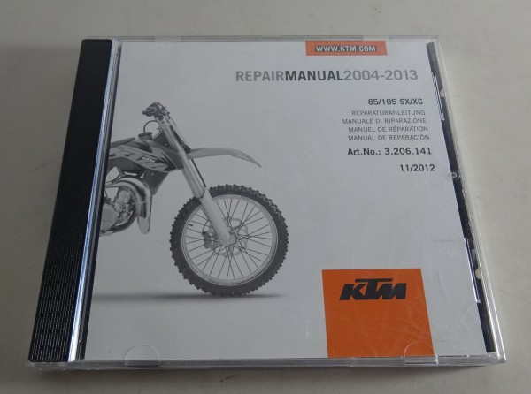 Werkstatthandbuch / Workshop Manual KTM 85/105 SX/XC Bj. 2004 - 2013