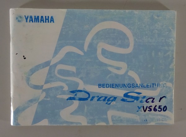 Betriebsanleitung / Handbuch Yamaha XVS 650 Drag Star Stand 09/1996