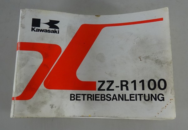 Betriebsanleitung / Handbuch Kawasaki ZZ-R 1100 / ZZR1100 Stand 12/1992