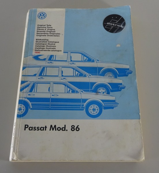 Bildkatalog / Teilekatalog VW Passat B2 Typ 32B Modelljahr 1986