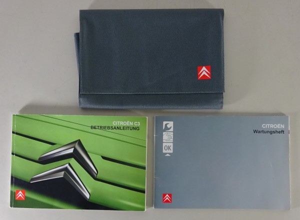 Bordmappe + Betriebsanleitung / Handbuch Citroen C3 1. Generation Stand 06/2007
