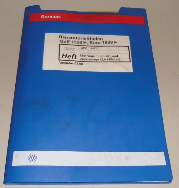 Werkstatthandbuch VW Golf IV, Bora Motronic Einspritz- und Zündanlage 2,0l Motor