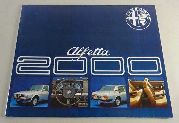 Prospekt / Broschüre Alfa Romeo Alfetta 2000 Stand 1977