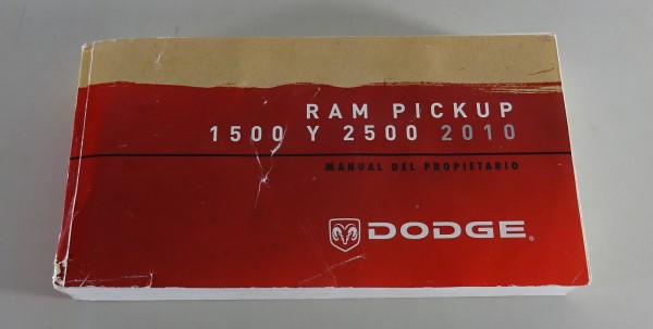 Manual del propietario / Manual Dodge RAM 1500 / Y 2500 Estado 2010 - Español -