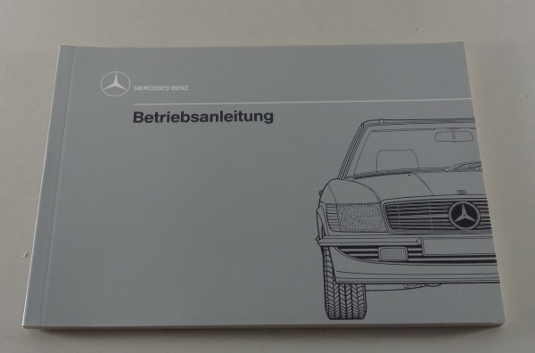 Betriebsanleitung / Handbuch Mercedes Benz R107 300 / 420 / 500 SL von 4/1989