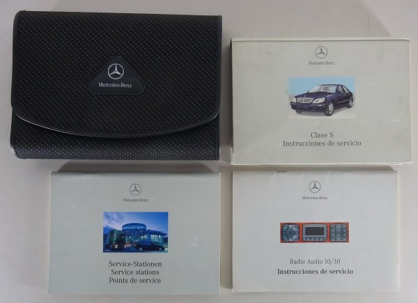 Carpeta + Instrucciones de servicio Mercedes Benz Clase S W220 desde 09/1999