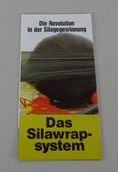 Prospekt / Broschüre Kverneland Wickelmaschine Silawrap