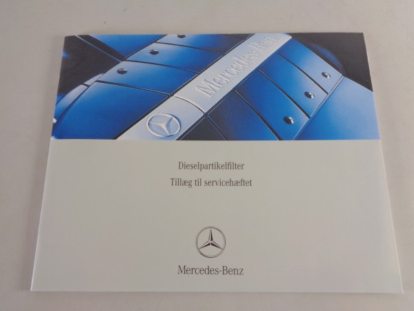 Scheckheft Mercedes Benz E-Klasse W211 Dieselpartikelfilter Dänisch 2003
