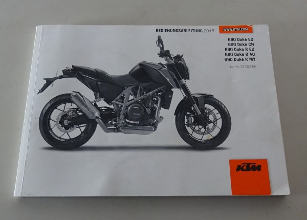 Betriebsanleitung / Handbuch KTM 690 Duke / 690 Duke R 2015 Stand 10/2014