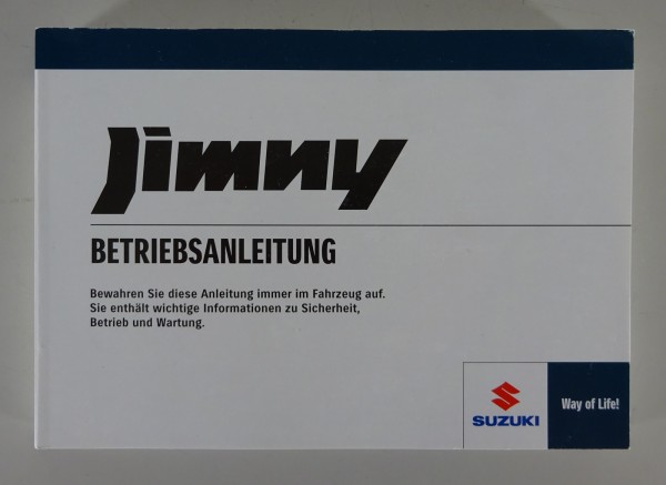 Betriebsanleitung / Handbuch Suzuki Jimny Typ GJ / 2. Generation Stand 08/2019