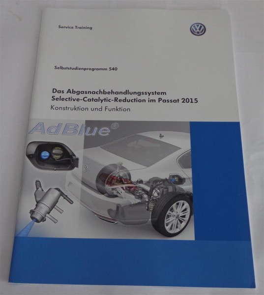 SSP 540 VW Passat TDi Selbststudienprogramm Abgasnachbehandlungssystem 07/2015