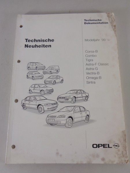 Technische Neuheiten und Änderungen Opel Fahrzeuge Modelljahr 1999 1/2