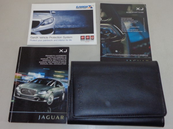 Owner's Manual + Wallet Jaguar XJ Typ X 351 from 2009