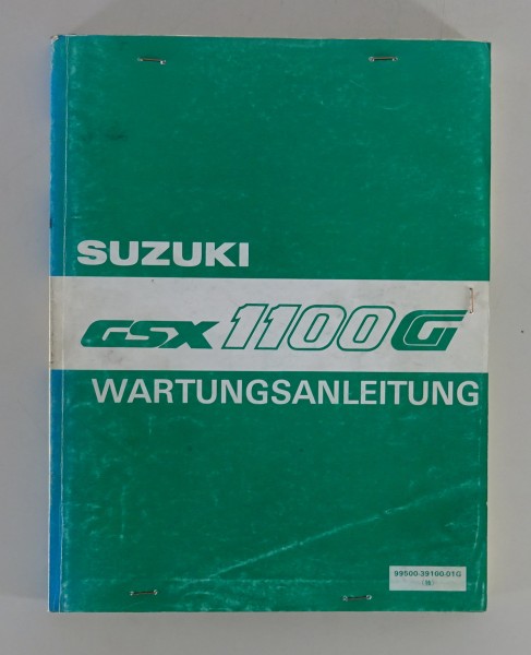 Werkstatthandbuch / Shop Manual Suzuki GSX 1100 G Stand 1991