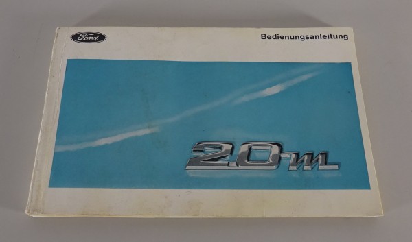 Betriebsanleitung / Handbuch Ford 20M P7a Stand 12/1967